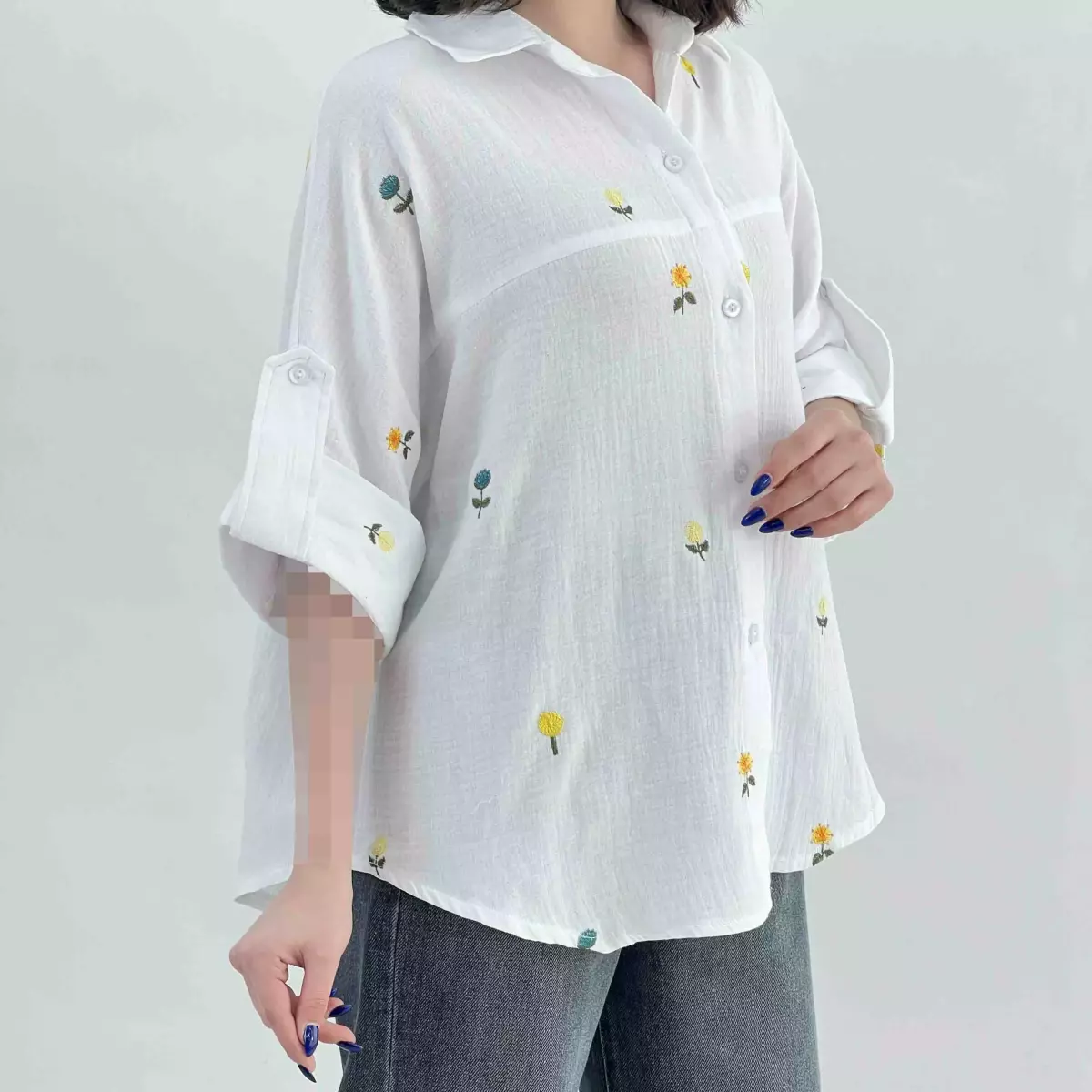 شومیز گلدوزی 1008439