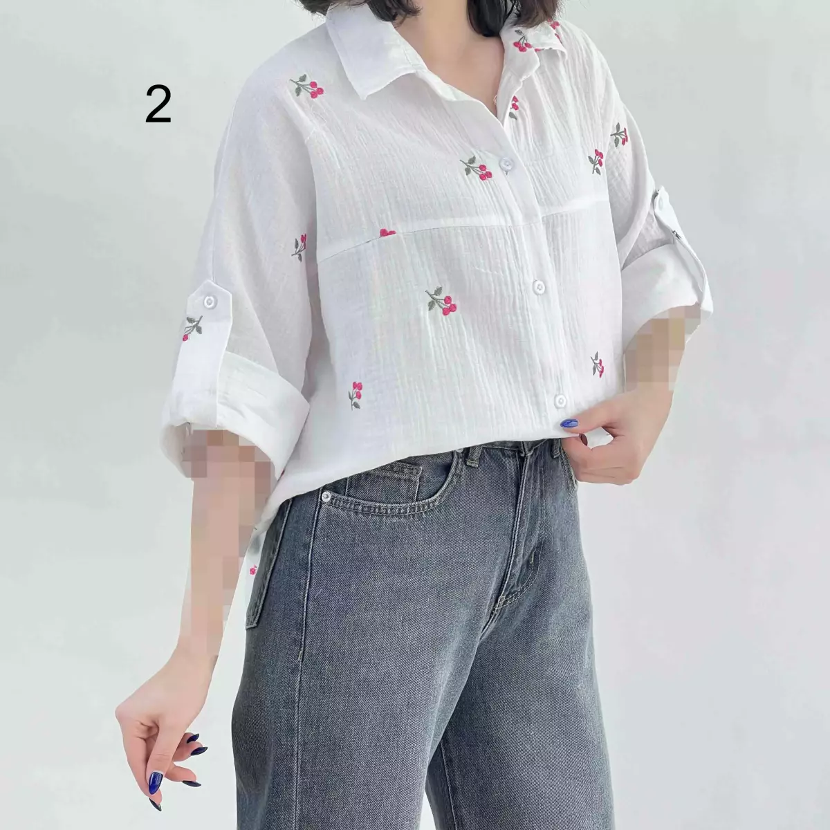 شومیز گلدوزی 1008439