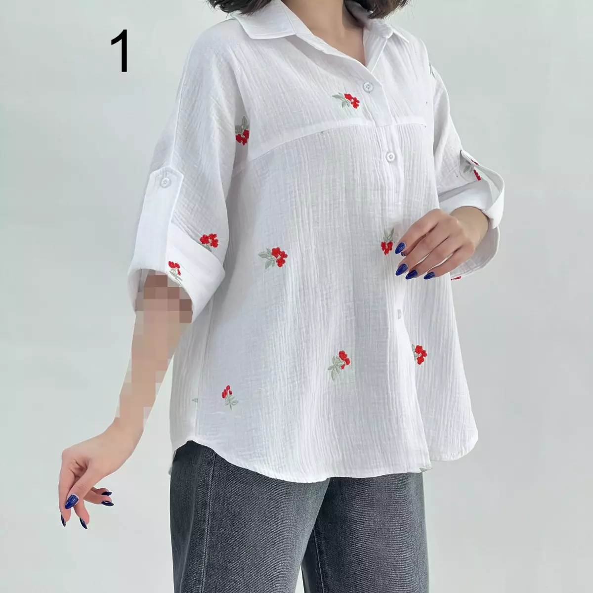 شومیز گلدوزی 1008439