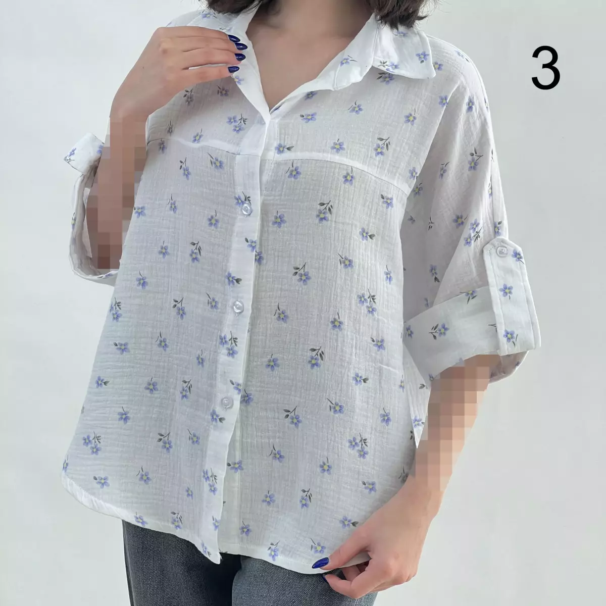 شومیز گلدوزی 1008439