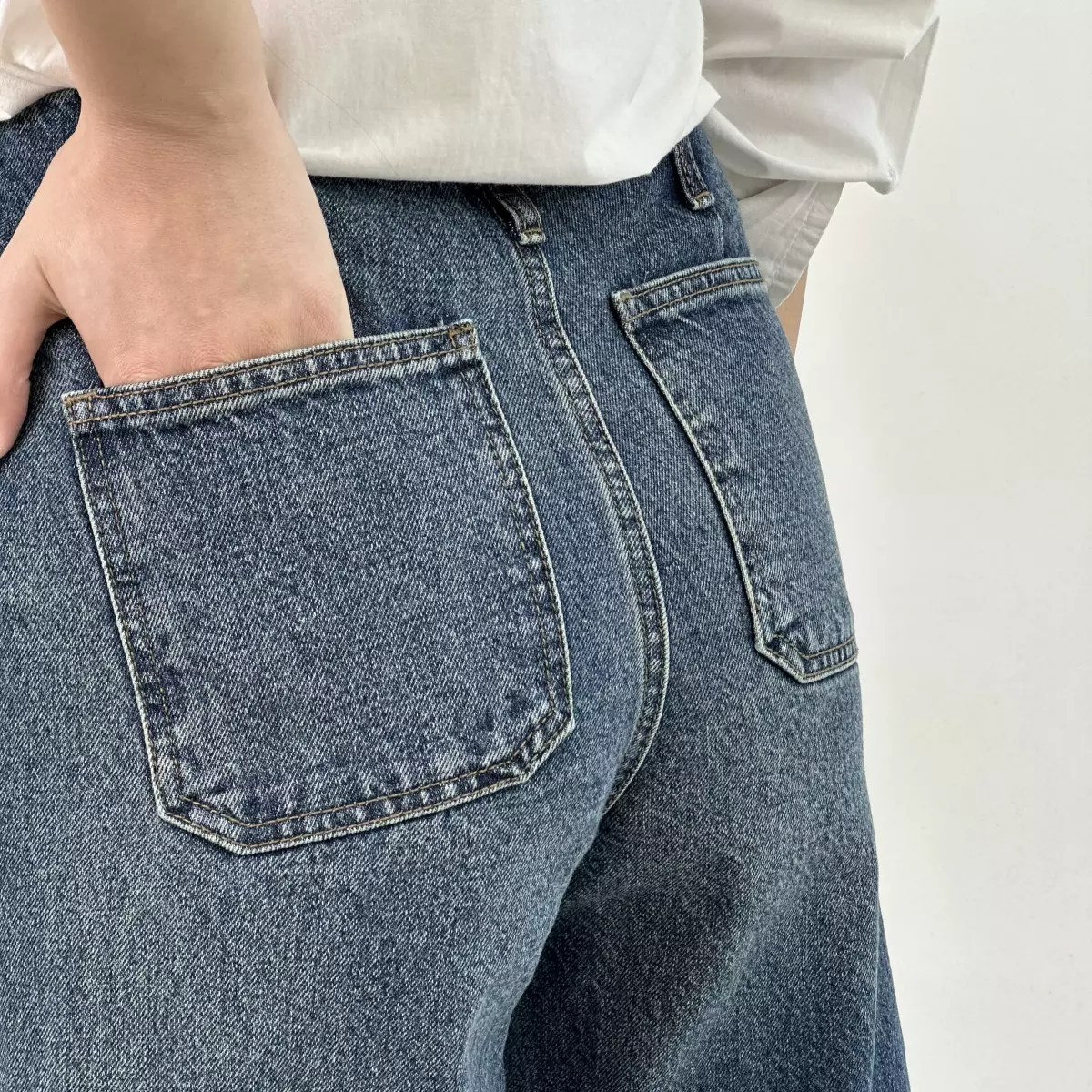 شلوار جین واید لگ 1008261