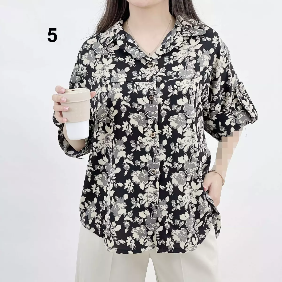 شومیز طرحدار زنانه 1008475