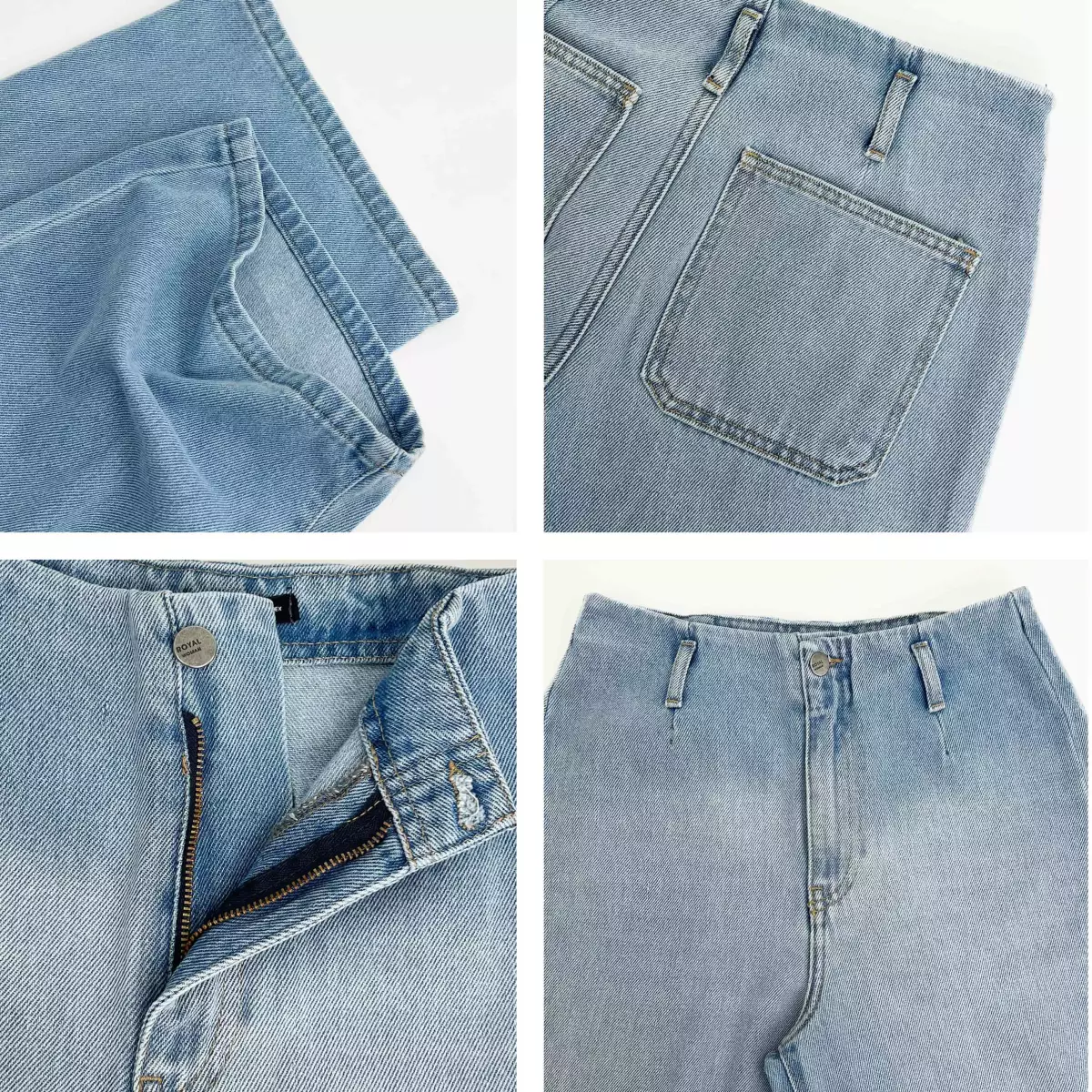 شلوار جین واید لگ 1008478