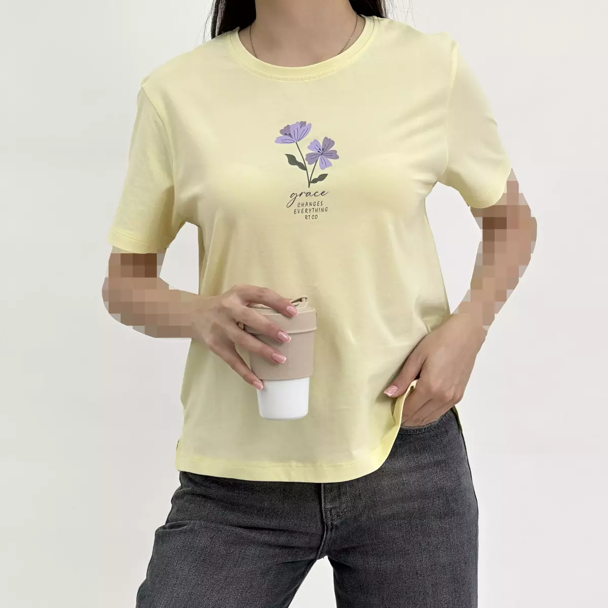 تیشرت گلدار 1008493