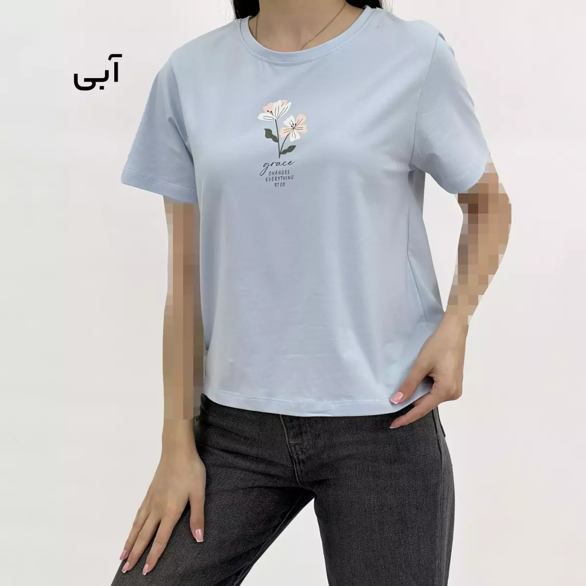 تیشرت گلدار 1008493