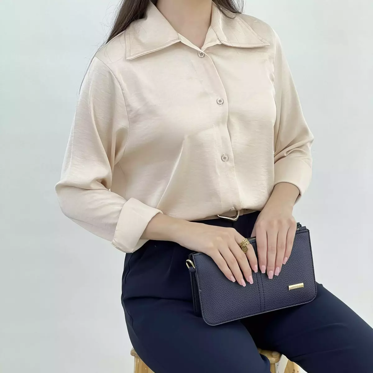 شومیز ساتن 1008544