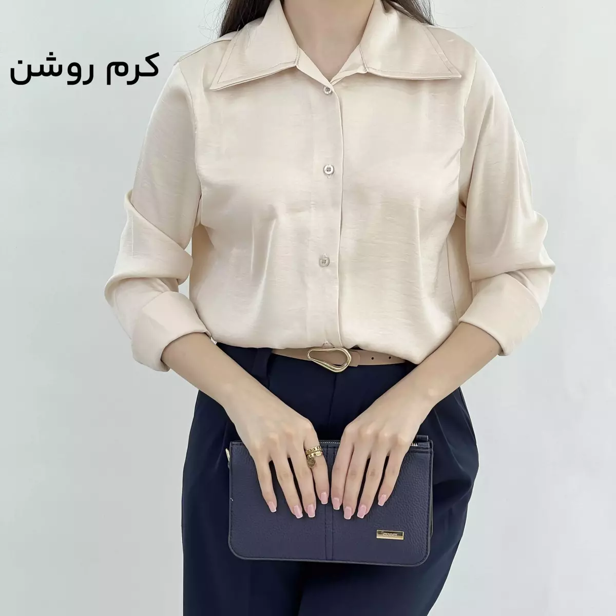 شومیز ساتن 1008544