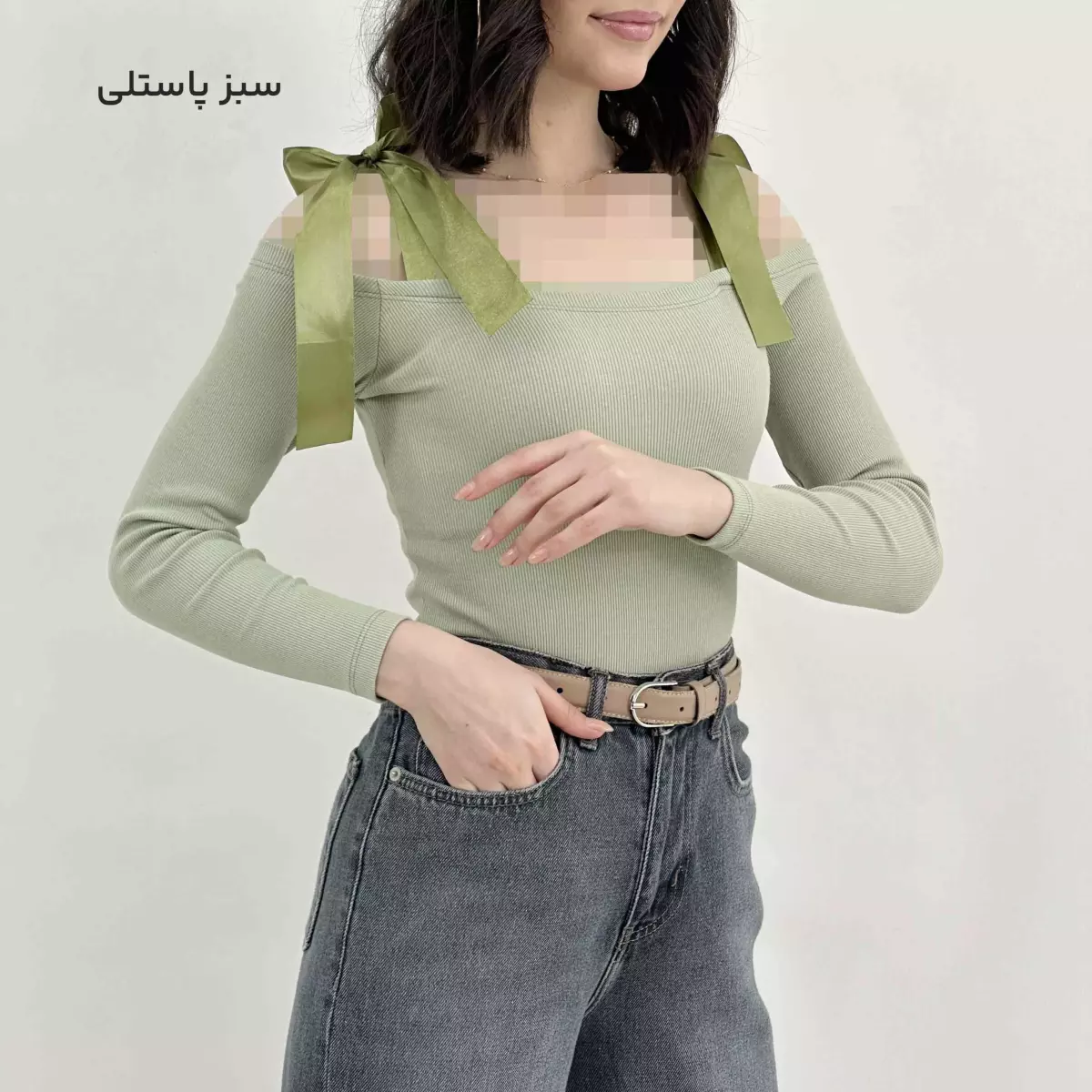 بلوز یقه قایقی 1008579