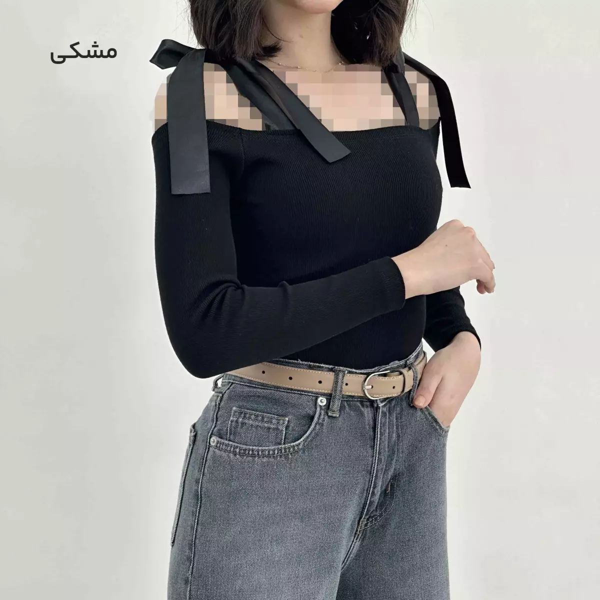 بلوز یقه قایقی 1008579