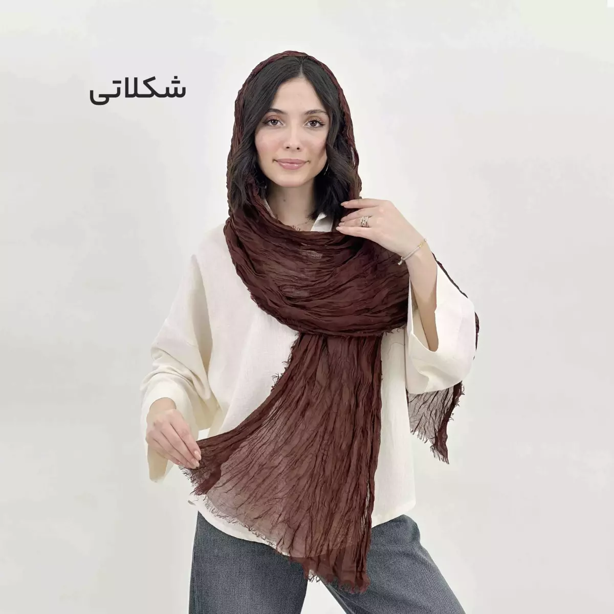 شال طرح چروک 1008483