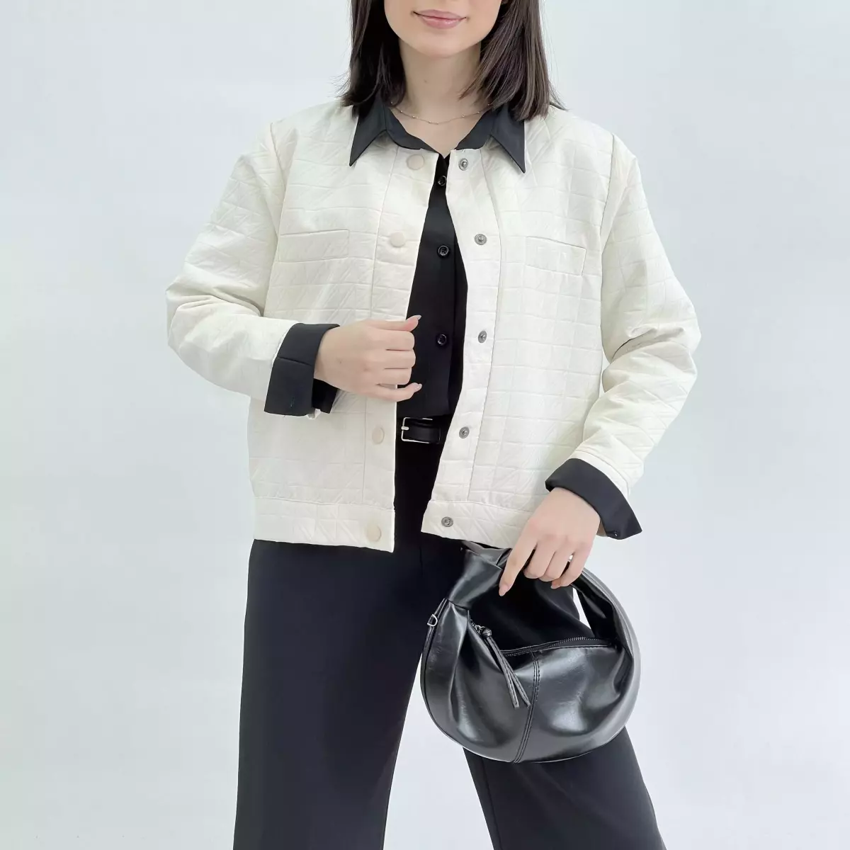 کت زنانه یقه فرنچ