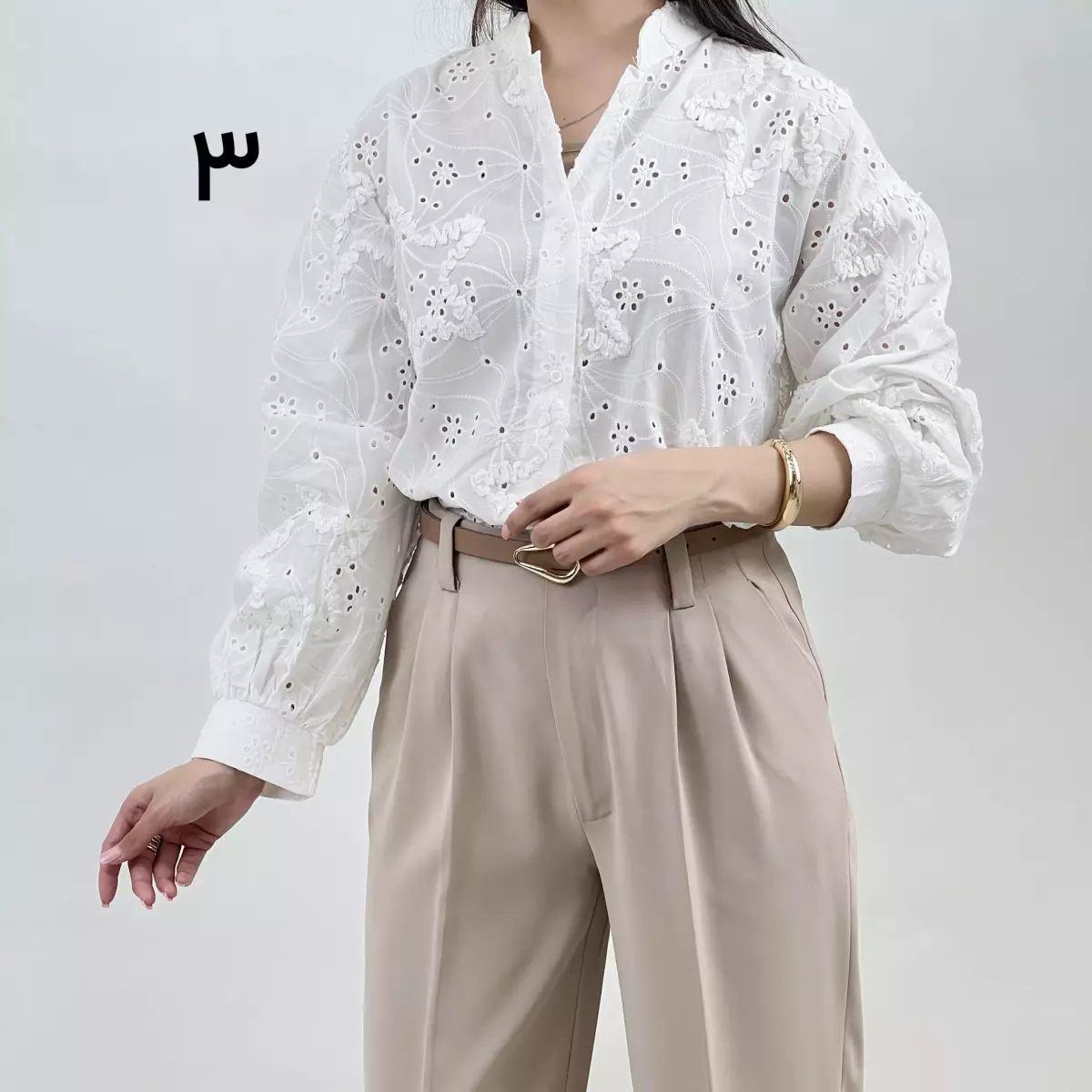 شومیز یقه فرنچ 1008631