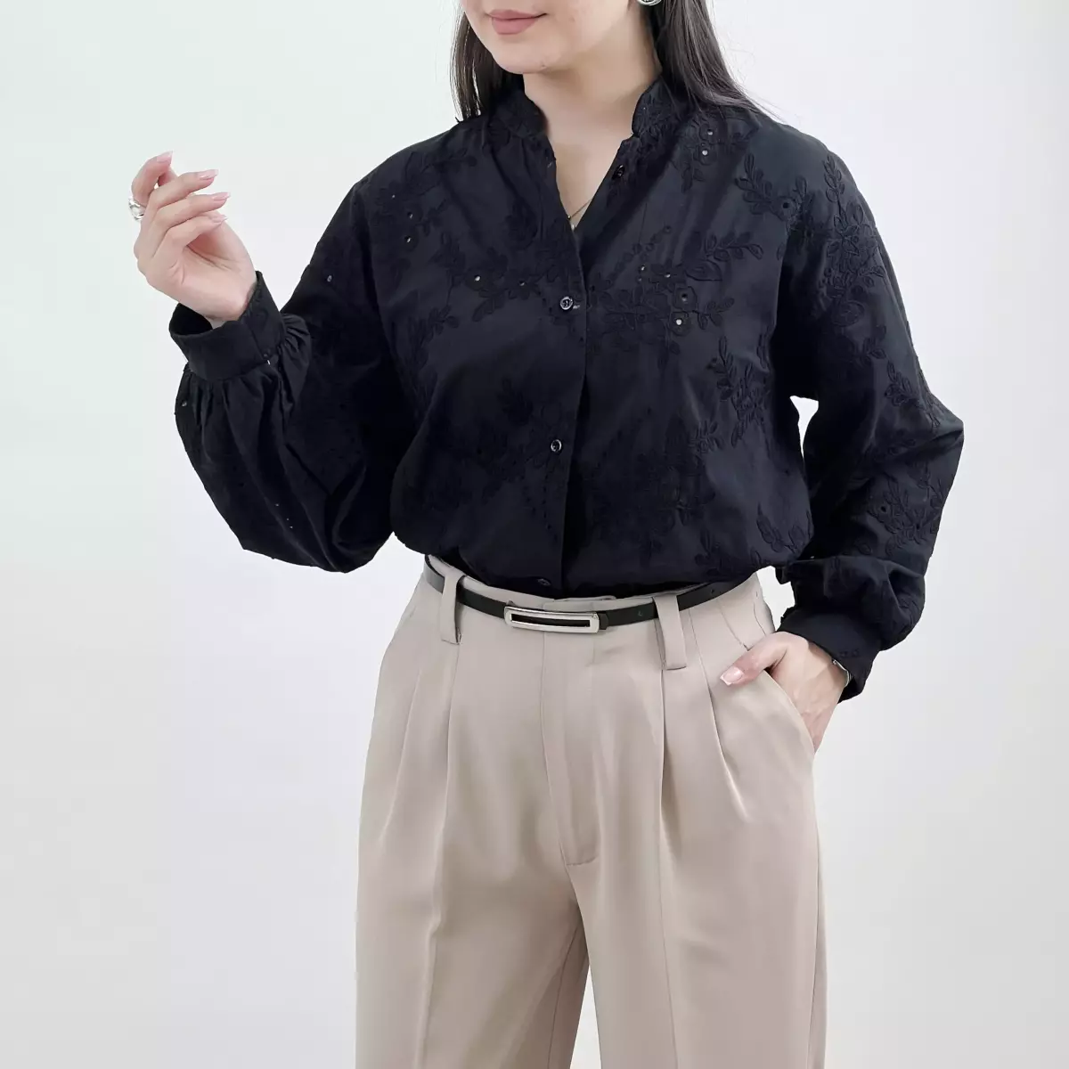 شومیز یقه فرنچ 1008631