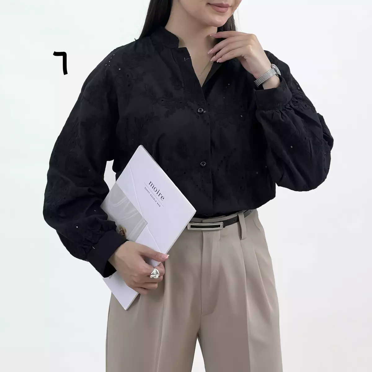 شومیز یقه فرنچ 1008631