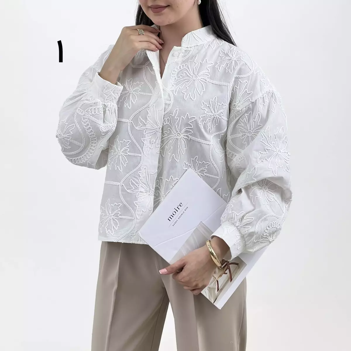 شومیز یقه فرنچ 1008631