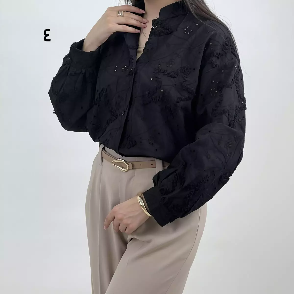 شومیز یقه فرنچ 1008631