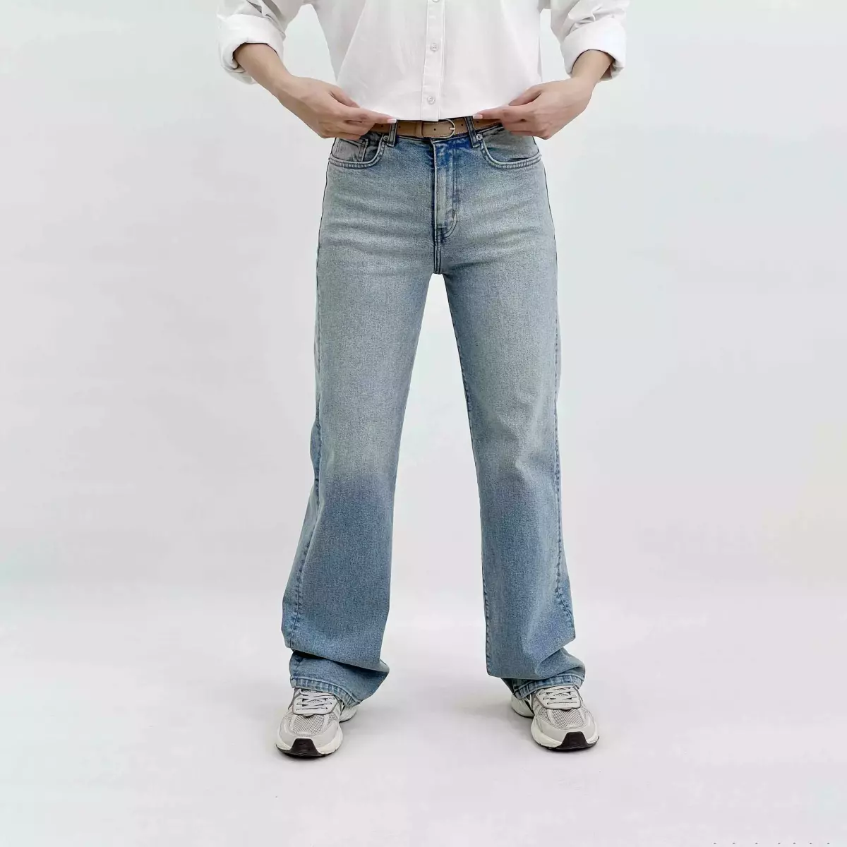 شلوار جین نیم بگ 1008614