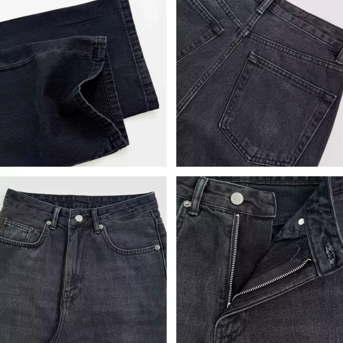 شلوار جین نیم بگ 1008613