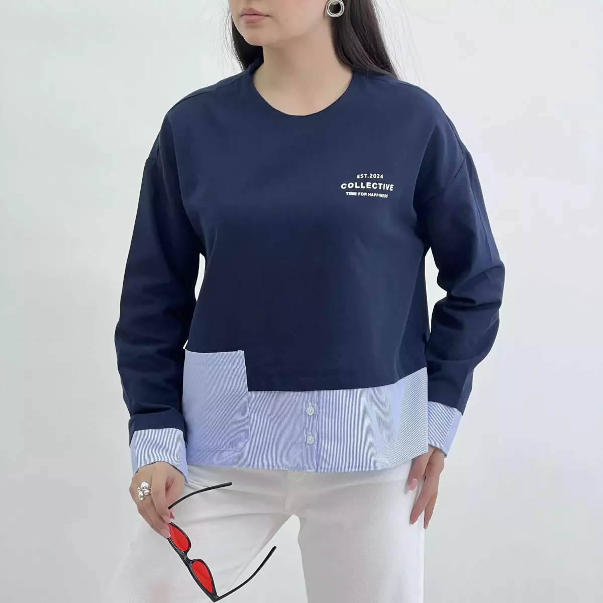 بلوز  دو تیکه 1008705