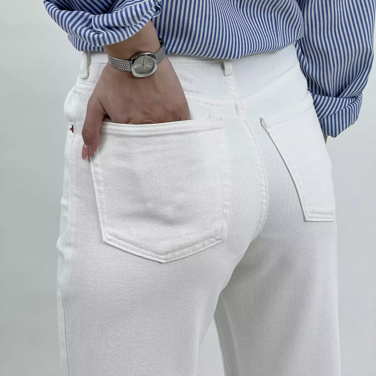 شلوار جین راسته لاین 1008637