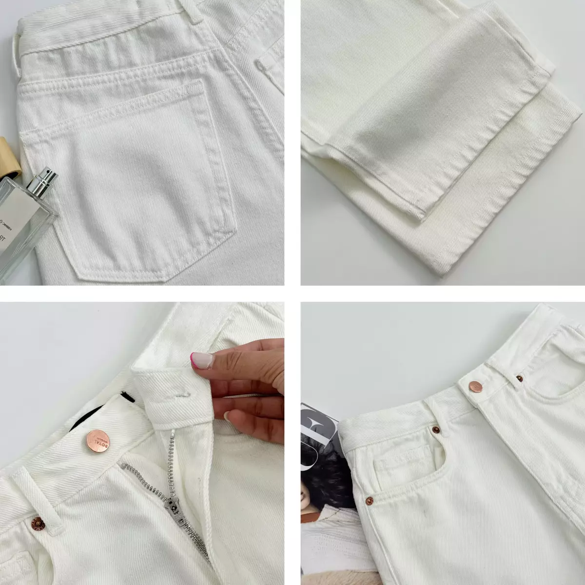 شلوار جین راسته لاین 1008637