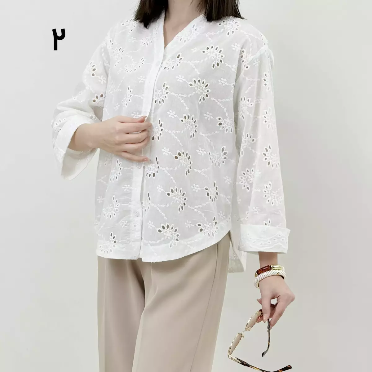 شومیز خامه دوزی 1008753