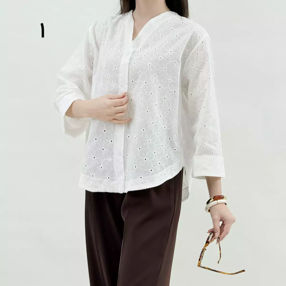 شومیز خامه دوزی 1008753