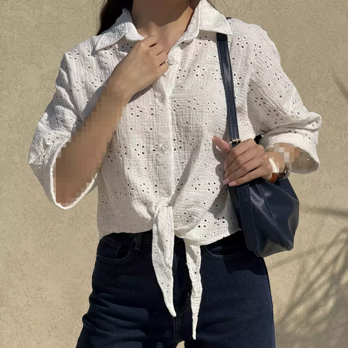 شومیز جلو گره ای 1008868