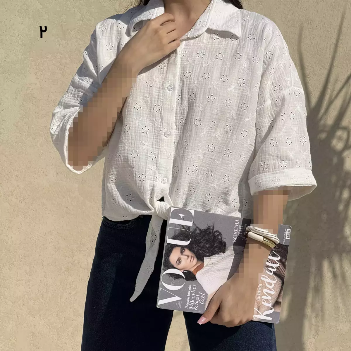 شومیز جلو گره ای 1008868