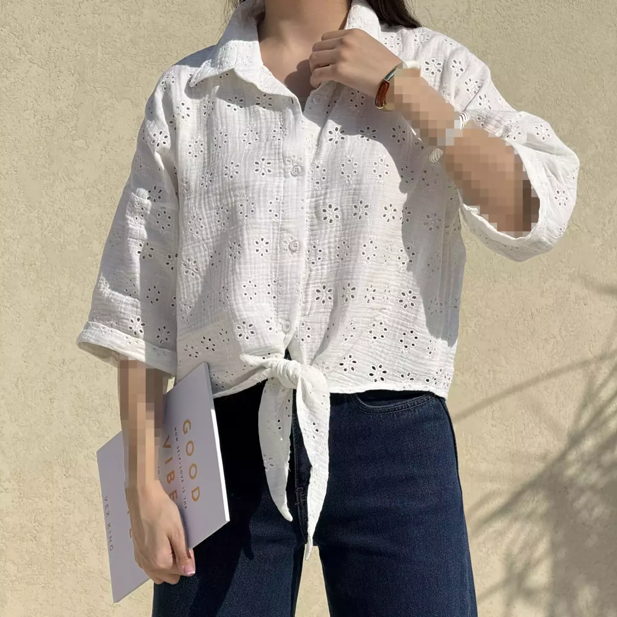 شومیز جلو گره ای 1008868