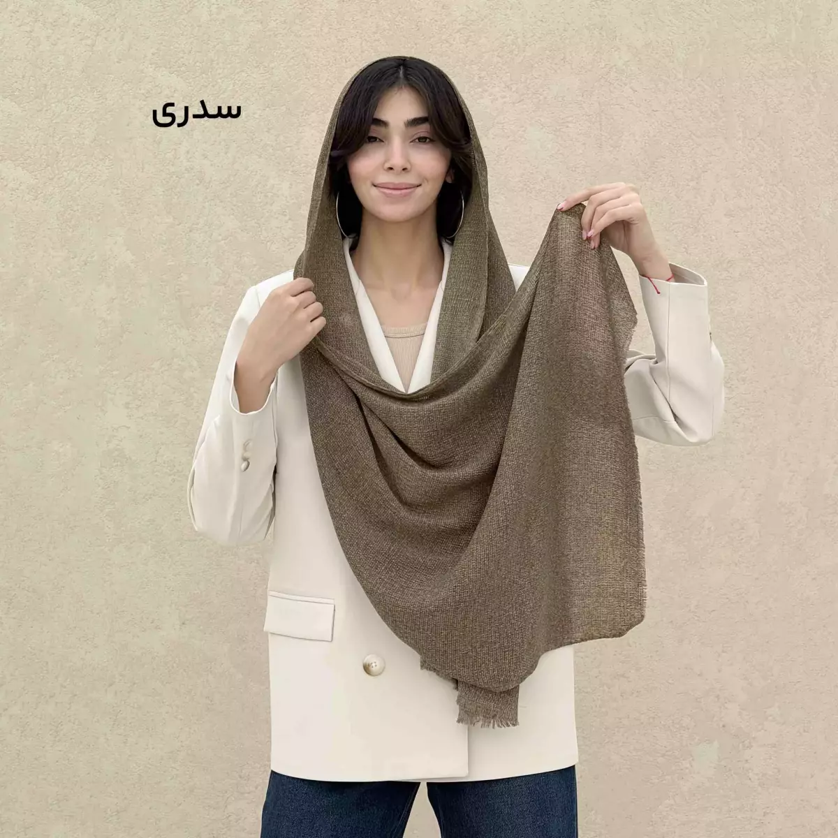 شال طرح پفکی 1008900