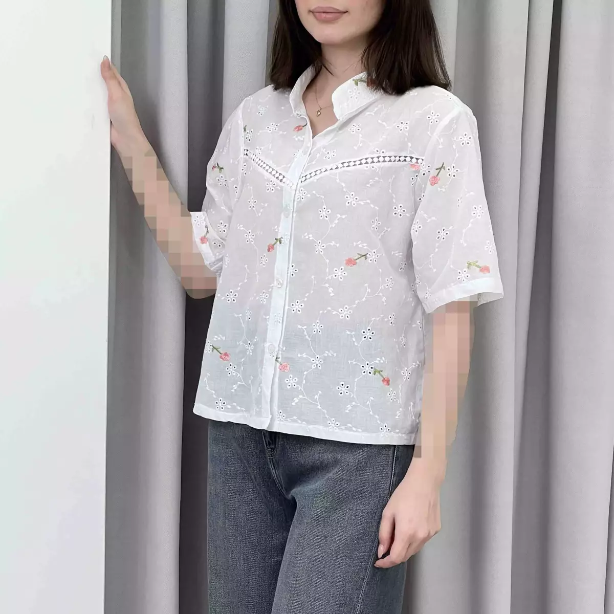 شومیز گلرنگی1008893