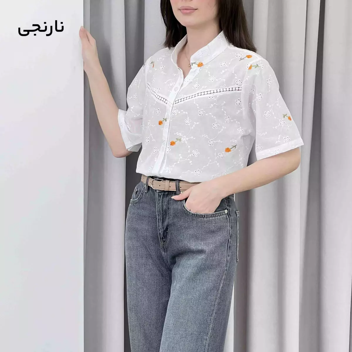 شومیز گلرنگی1008893