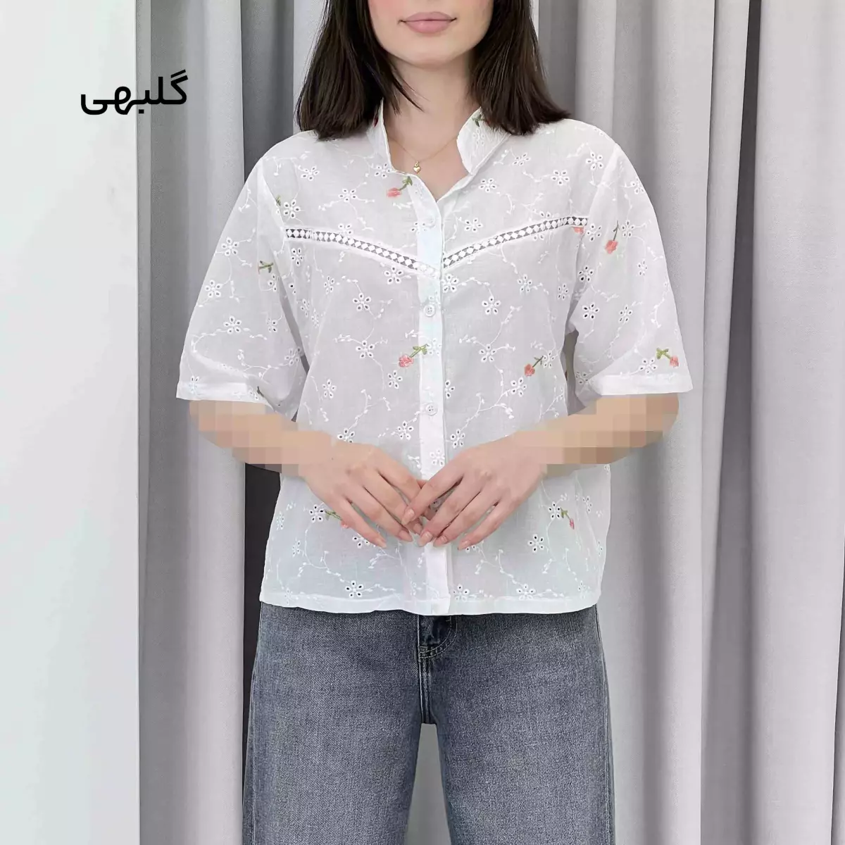 شومیز گلرنگی1008893