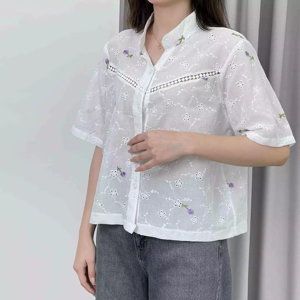 شومیز گلرنگی1008893