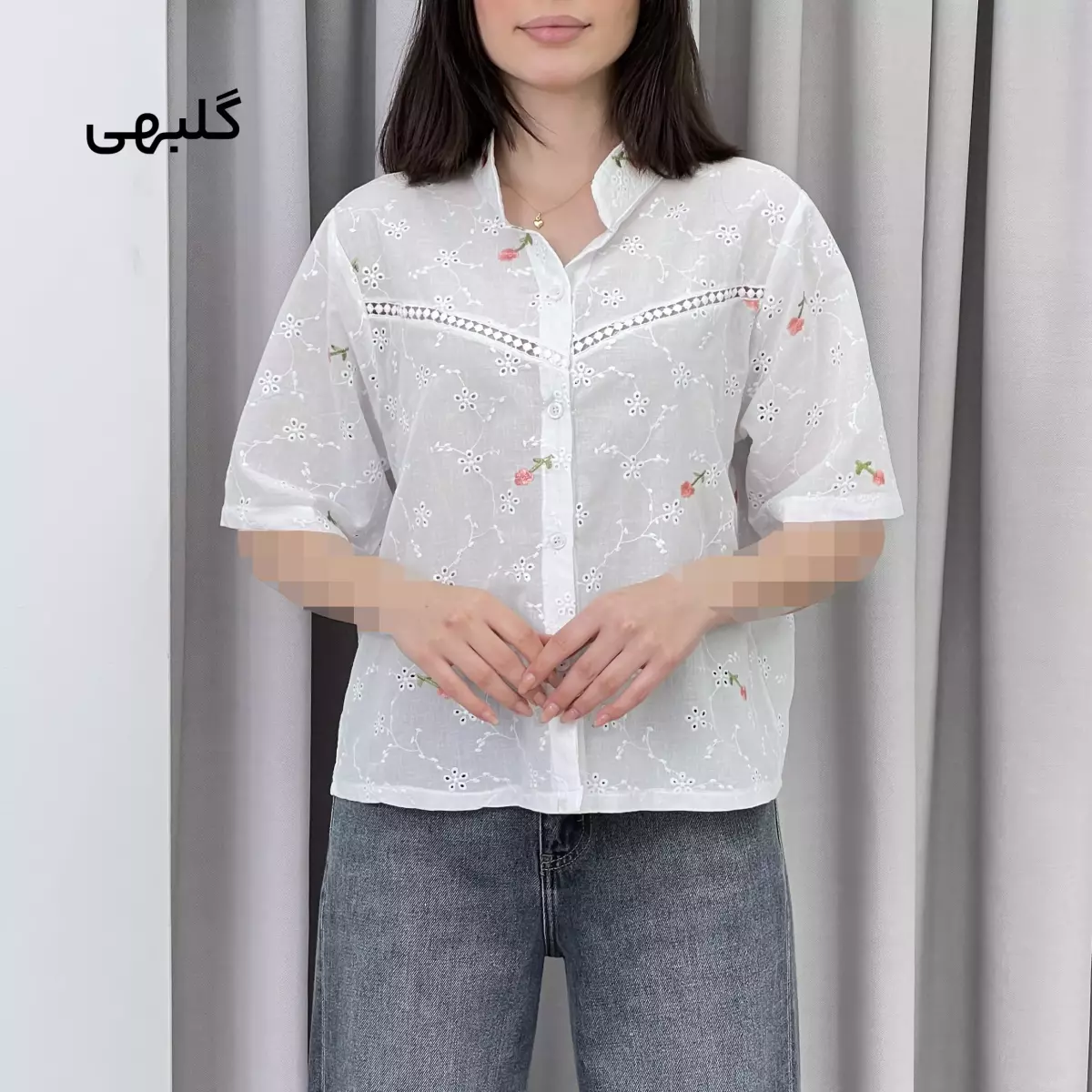 شومیز گلرنگی1008893