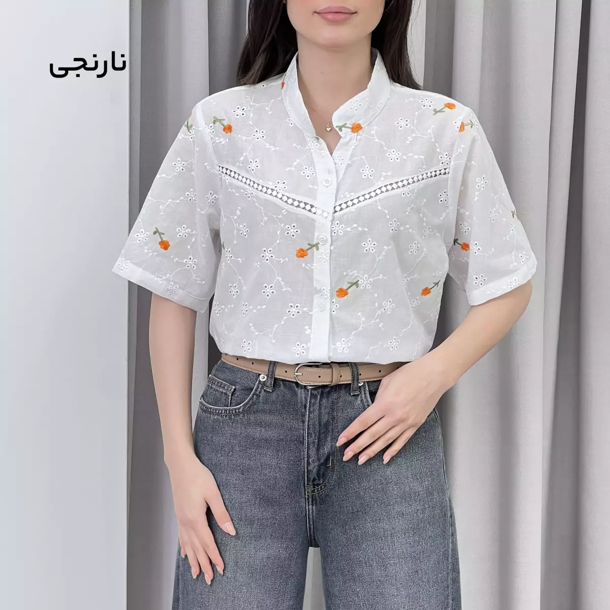 شومیز گلرنگی1008893