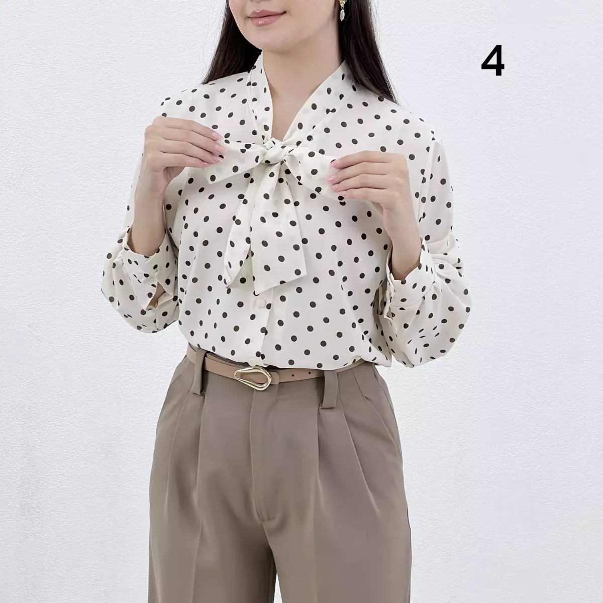 شومیز یقه کرواتی 1008940