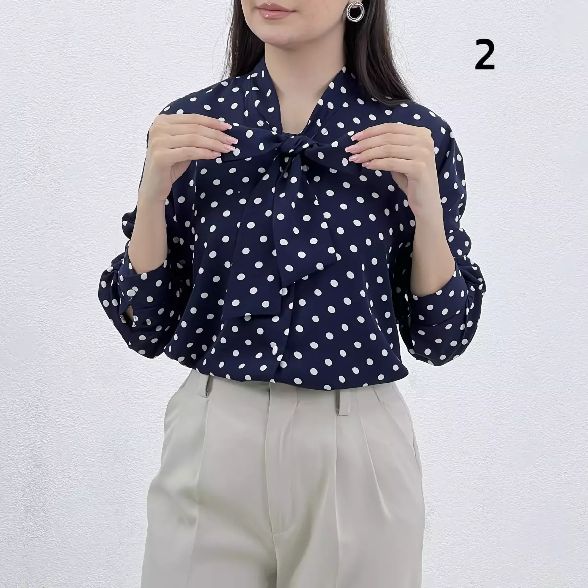 شومیز یقه کرواتی 1008940