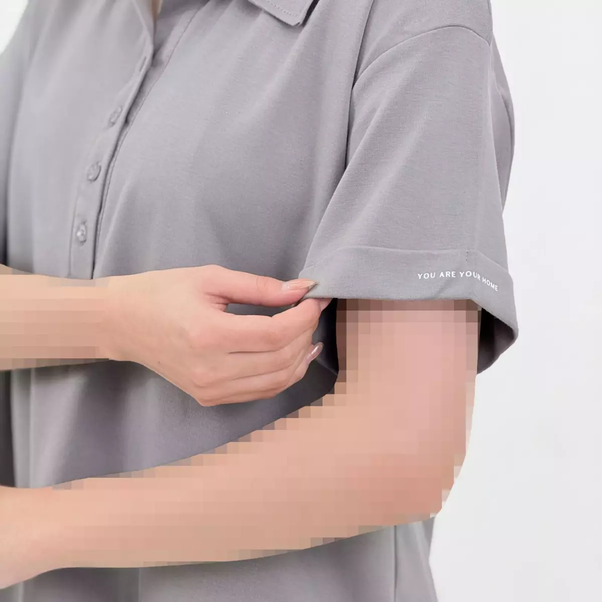 تیشرت جلو دکمه 1008843