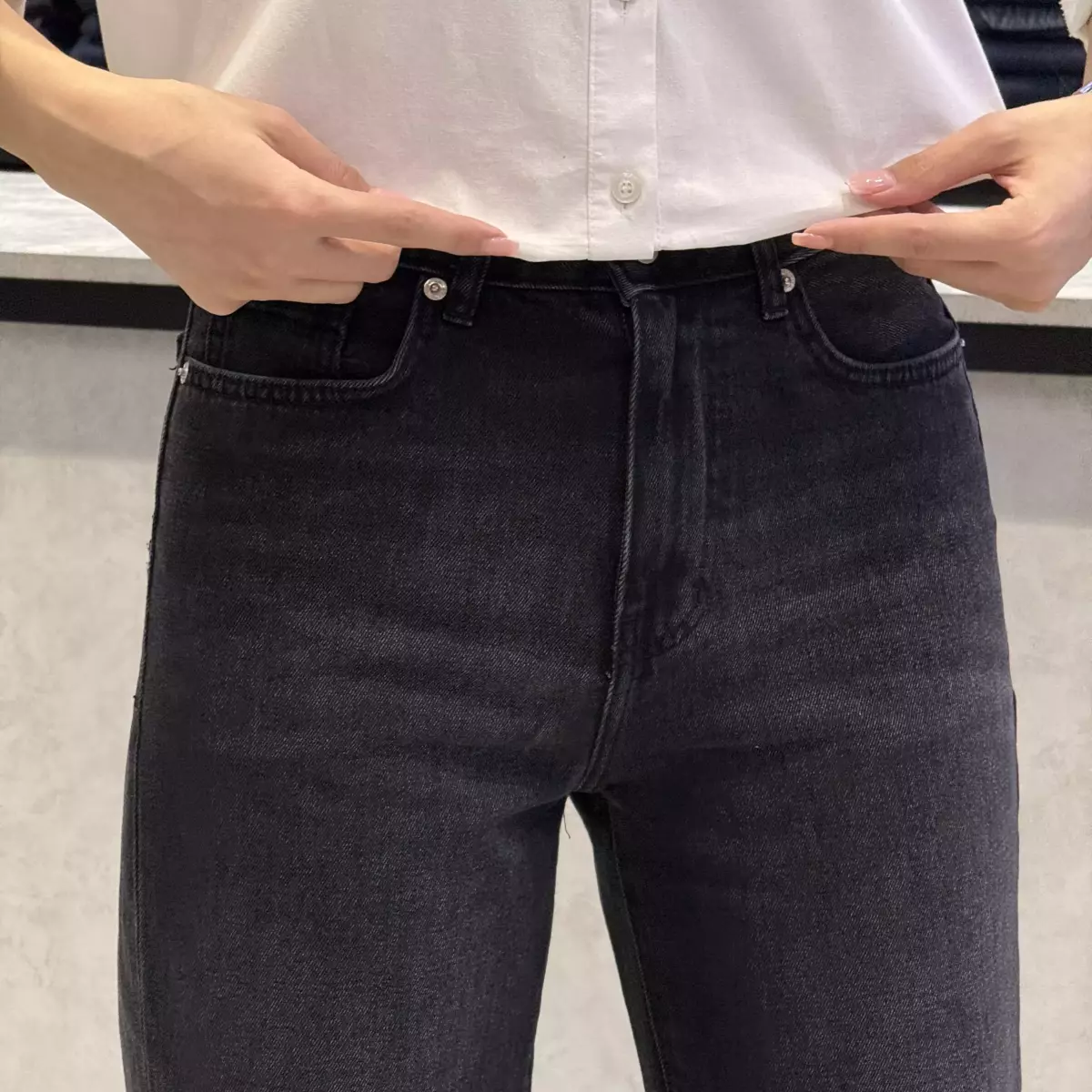 شلوار جین راسته لاین 1008954