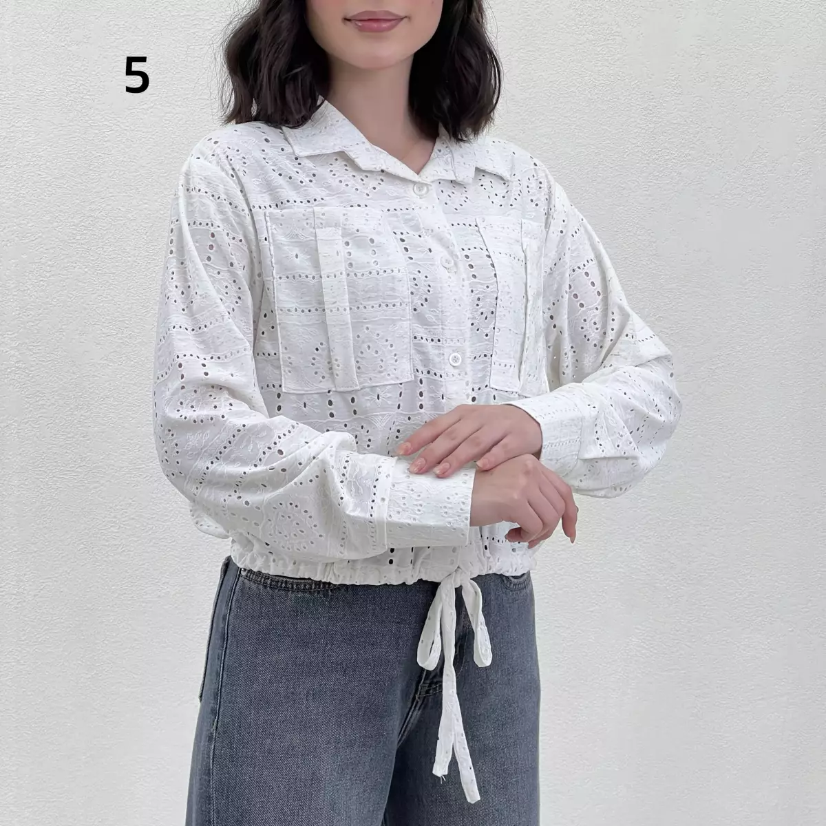 شومیز سوزن دوزی 1009050