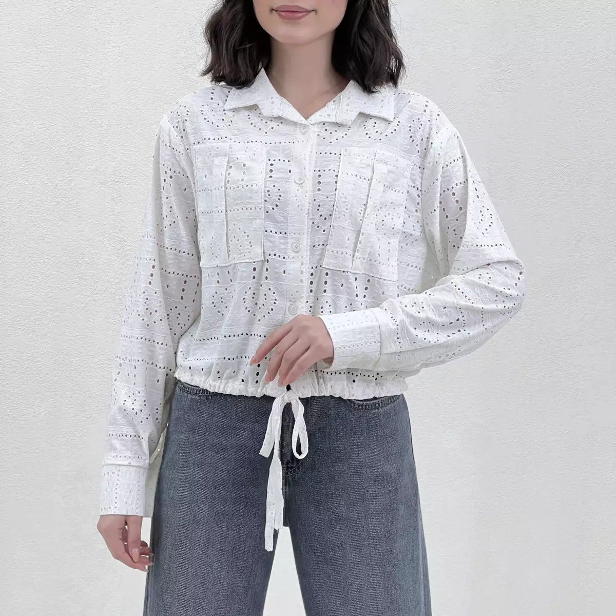 شومیز سوزن دوزی 1009050