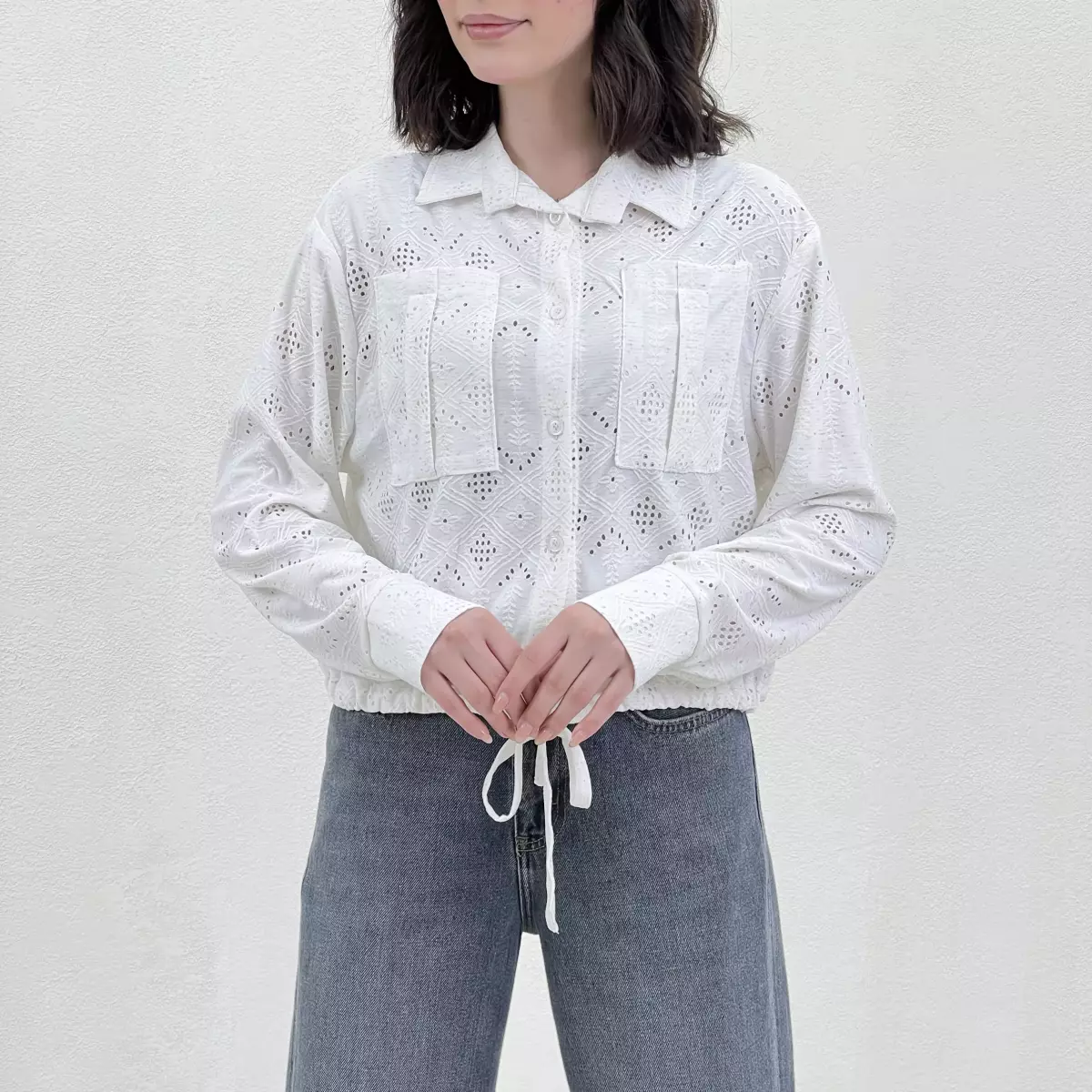 شومیز سوزن دوزی 1009050