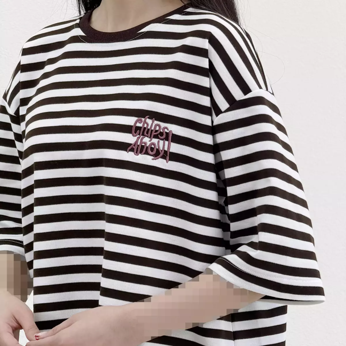 تیشرت راه راه باکسی 1008965