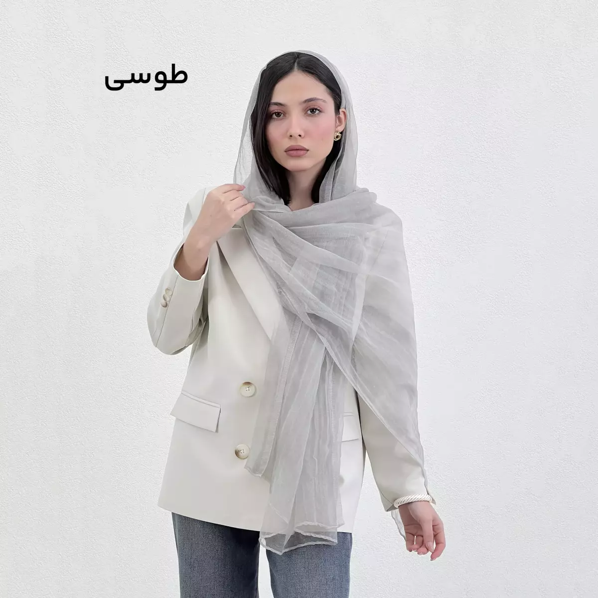 شال زنانه سیلک ابریشم