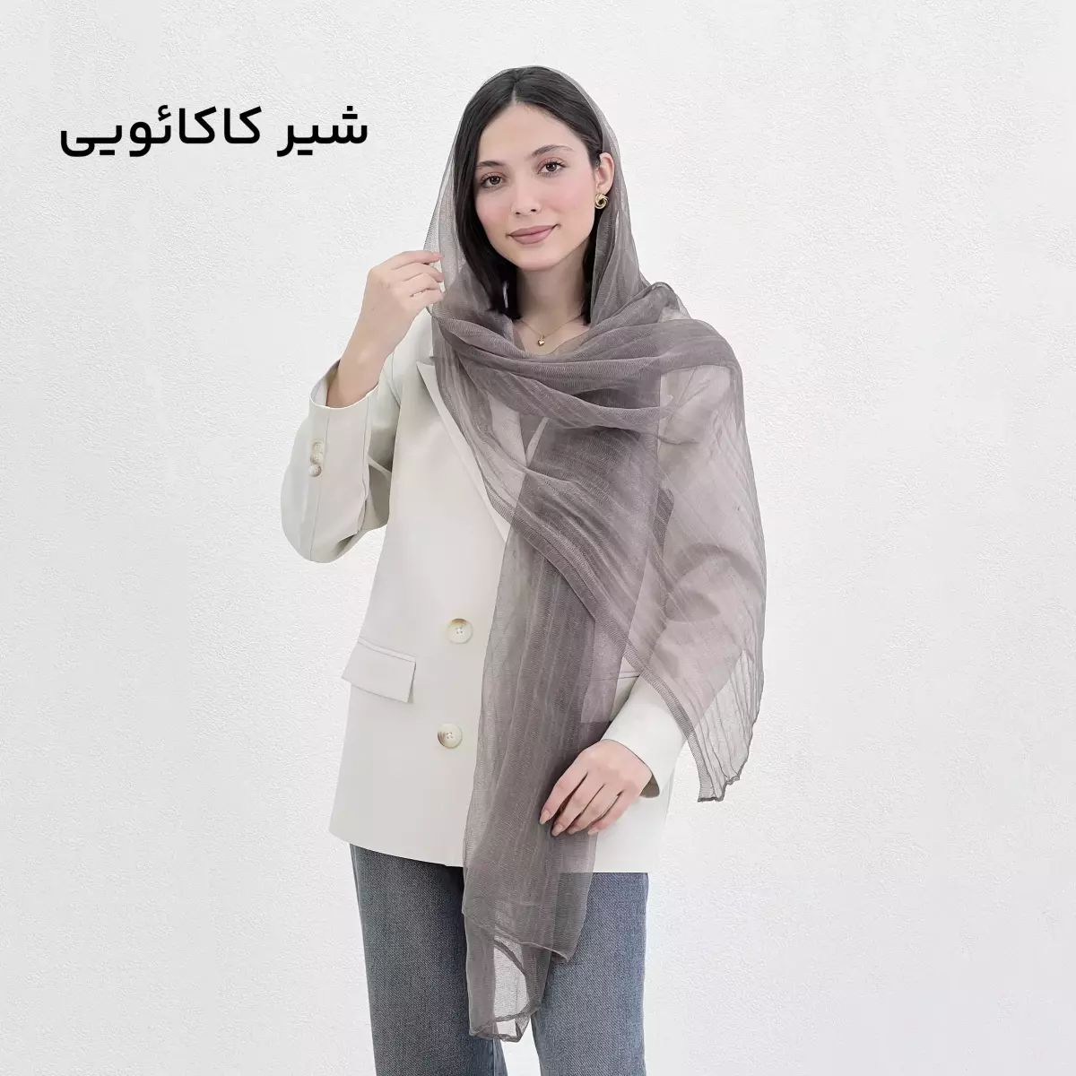 شال زنانه سیلک ابریشم