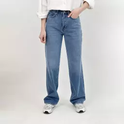 شلوار جین نیم بگ 1008177