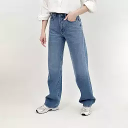 شلوار جین نیم بگ 1008177