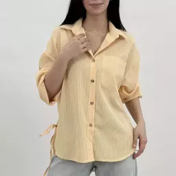 شومیز زنانه راه راه بندی